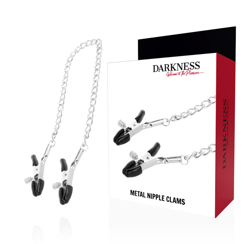 DARKNESS - MORSETTI PER CAPEZZOLI REGOLABILI IN METALLO