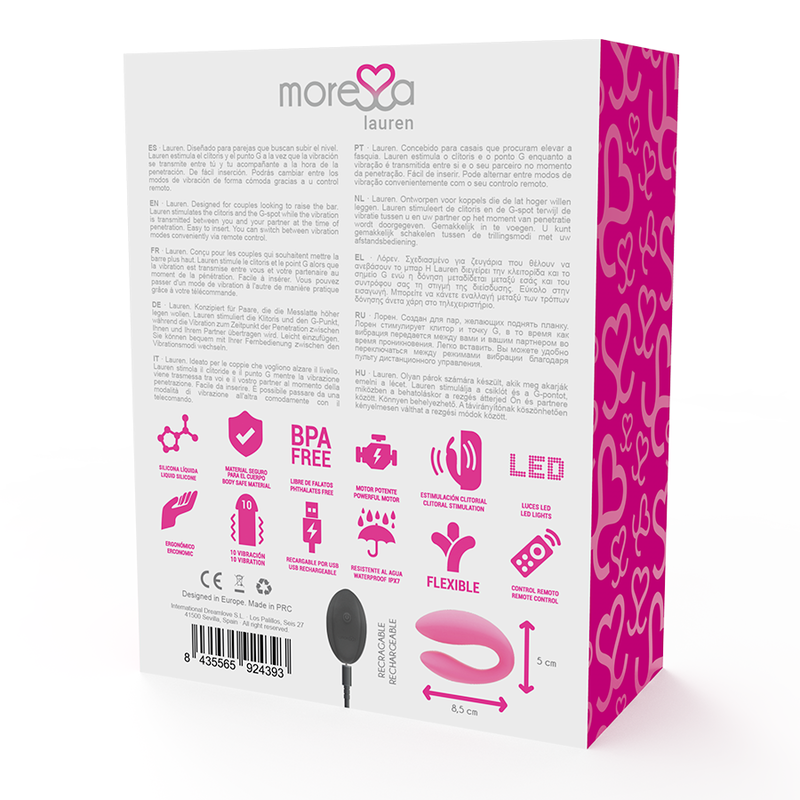 MORESSA - LAUREN FERNBEDIENUNGSSTIMULATOR FÜR PAARE