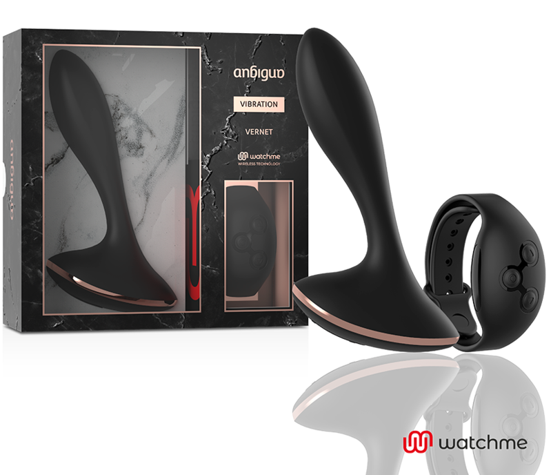 ANBIGUO - WATCHME VIBRATORE CON TELECOMANDO PLUG ANALE VERNET