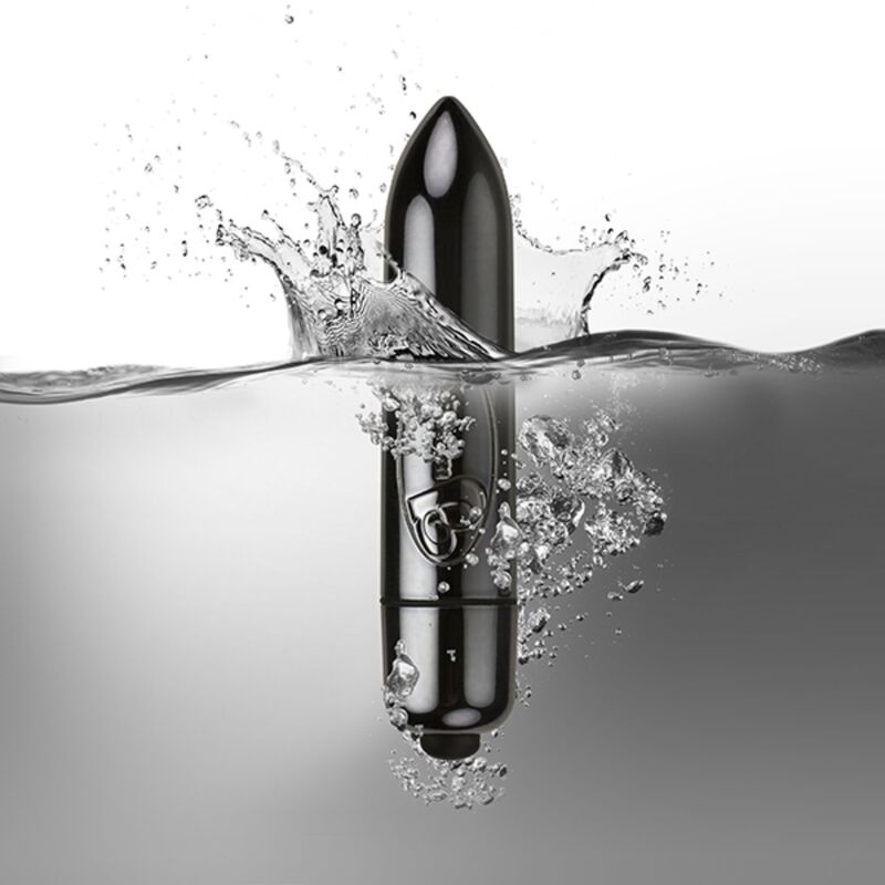 ROCKS-OFF - VIBRIERENDES BULLET RO-80MM MIDNIGHT METAL