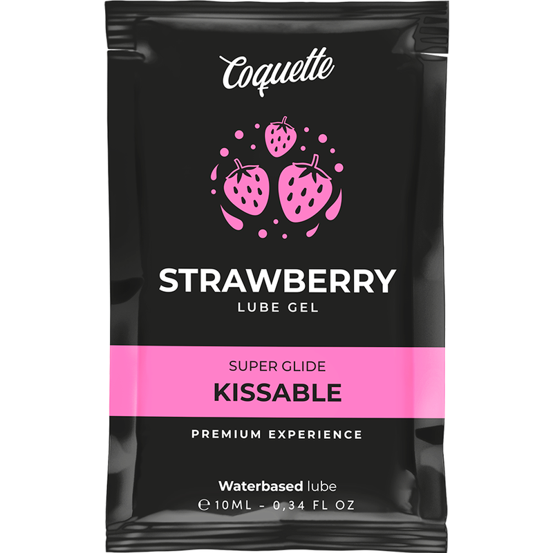 COQUETTE CHIC DESIRE - ERDBEERE, WASSERBASIERTES KÜSSLIFT, TASCHE, 10 ML