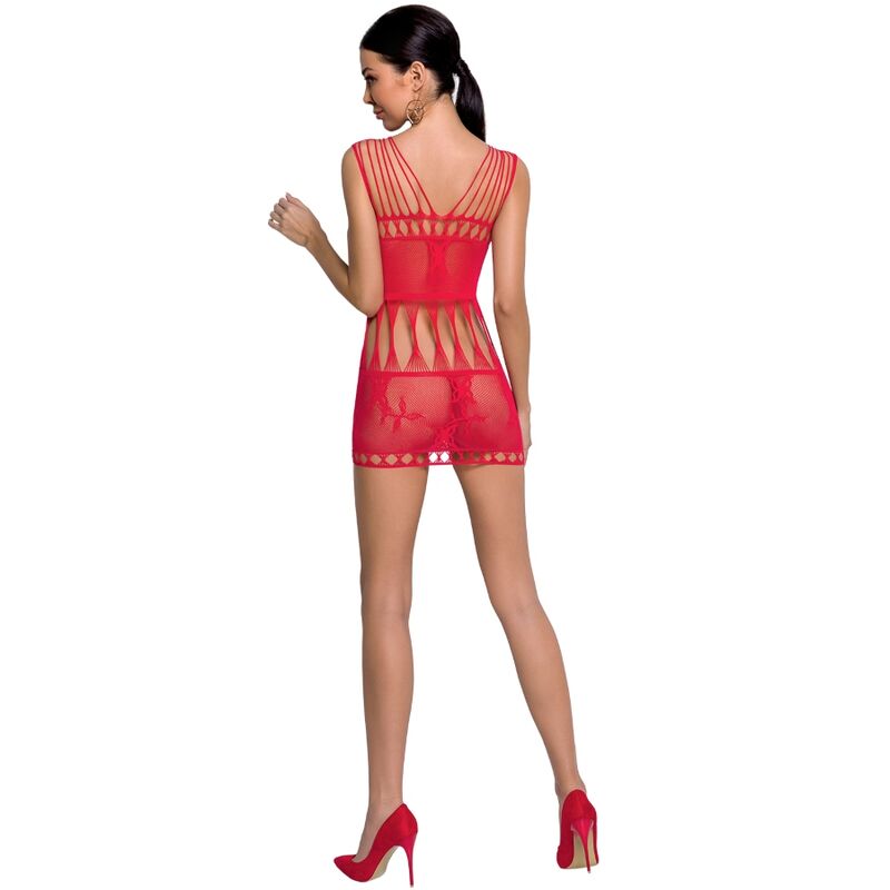 PASSION - FRAU BS090 ROTER BODYSTOCKING EINE GRÖSSE
