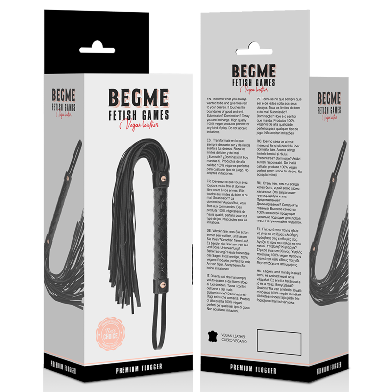 BEGME - FUSTELLATORE IN PELLE VEGANA EDIZIONE NERA
