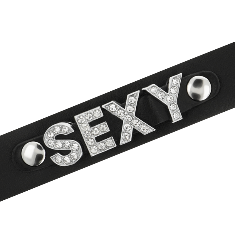COQUETTE CHIC DESIRE - COLLANA SEXY IN PELLE VEGANA