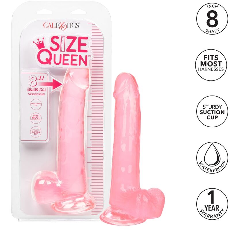 CALEXOTICS - GRÖSSE QUEEN DILDO ROSA 20,3 CM