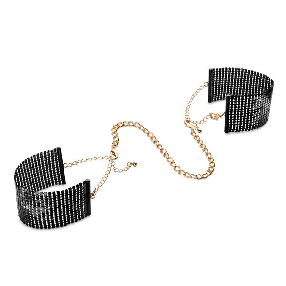 BIJOUX - MANETTE DÉSIR MÉTALLIQUE IN RETE DI METALLO NERO