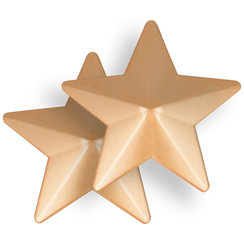COQUETTE CHIC DESIRE - BRUSTWARZENABDECKUNGEN GOLDENE STERNE