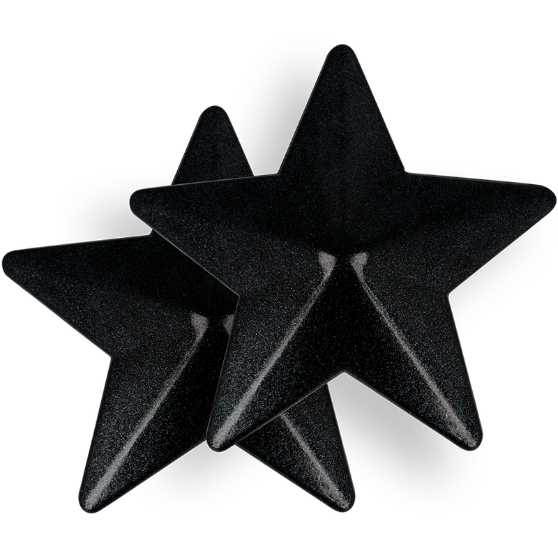 COQUETTE CHIC DESIRE - BRUSTWARZENABDECKUNGEN SCHWARZE STERNE