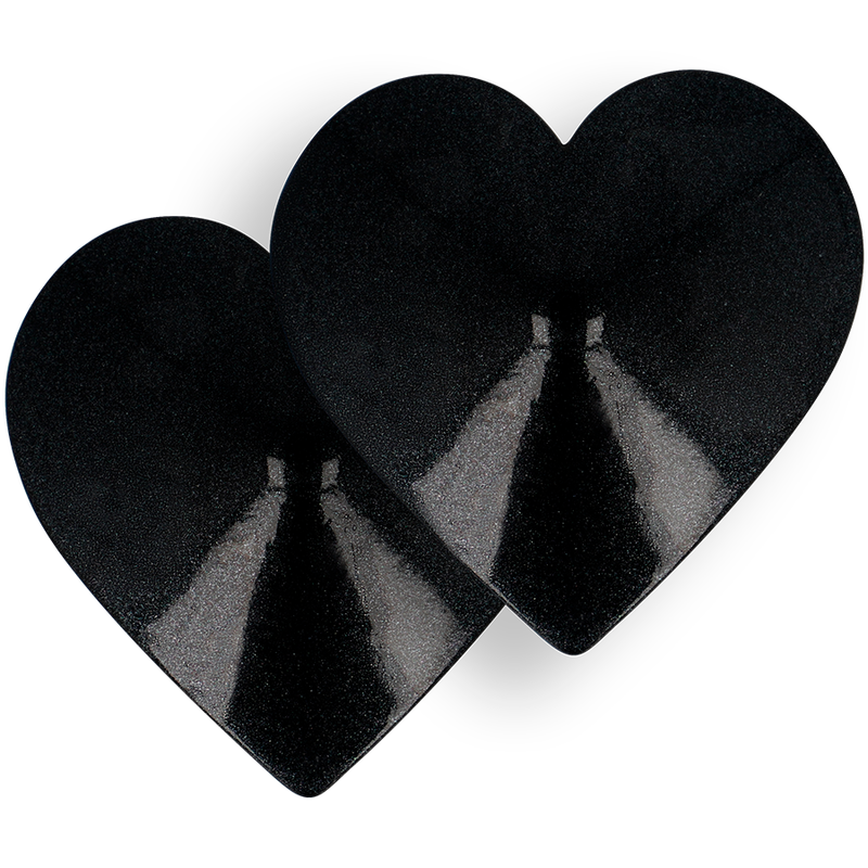 COQUETTE CHIC DESIRE - NIPPELABDECKUNGEN SCHWARZE HERZEN