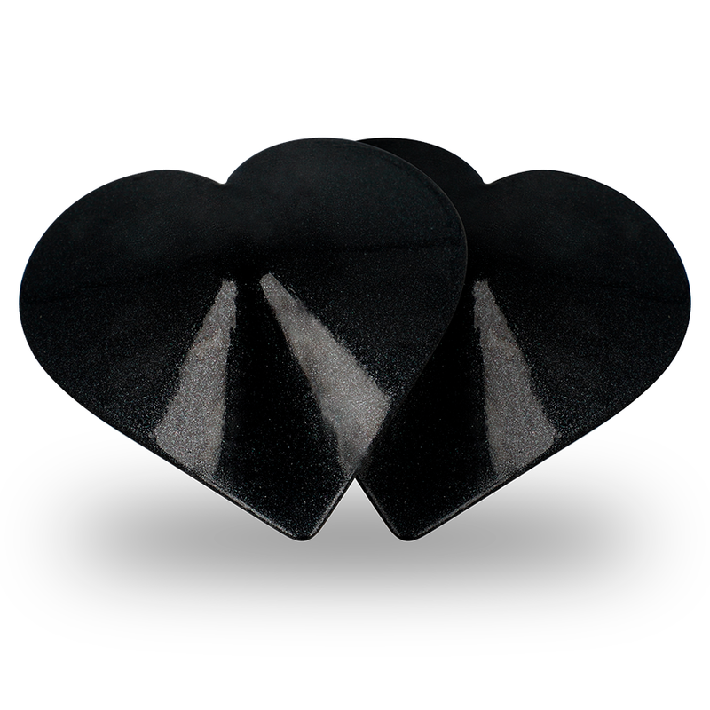 COQUETTE CHIC DESIRE - NIPPELABDECKUNGEN SCHWARZE HERZEN