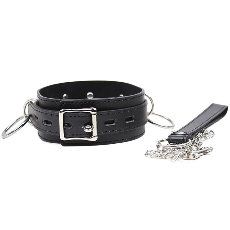 OHMAMA FETISH - SUBMISSION HALSKETTE MIT 3 RINGEN