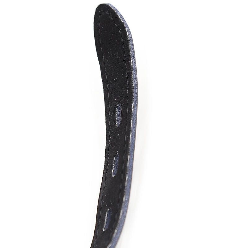 OHMAMA FETISH - SILIKON-BALLKNEBEL MIT LEDERGÜRTEL (VORHÄNGESCHLOSS INKLUSIVE)