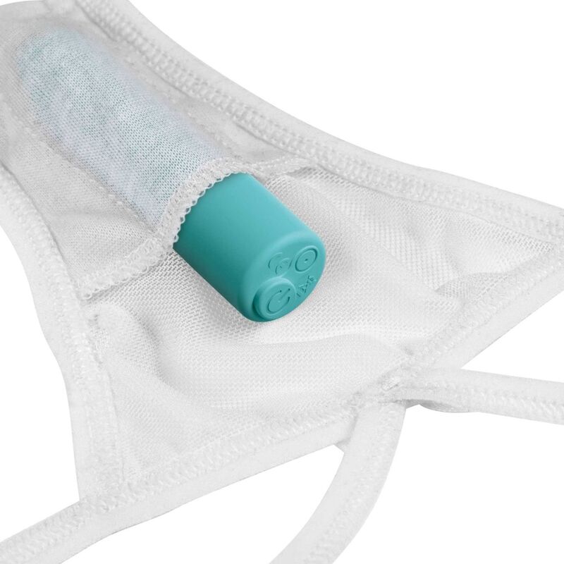 HOOK UP PANTIES - G-STRING MIT FERNSTEHENDEM FLIEGENBAND, GRÖSSE XL/XXL