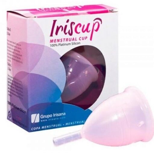 IRISCUP – KLEINE ROSA MONATSTASCHE A + KOSTENLOSER STERILISATORBEUTEL