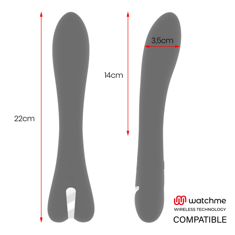 BRILLY GLAM - RYAN VIBRATOR WATCHME WIRELESS-TECHNOLOGIE KOMPATIBEL