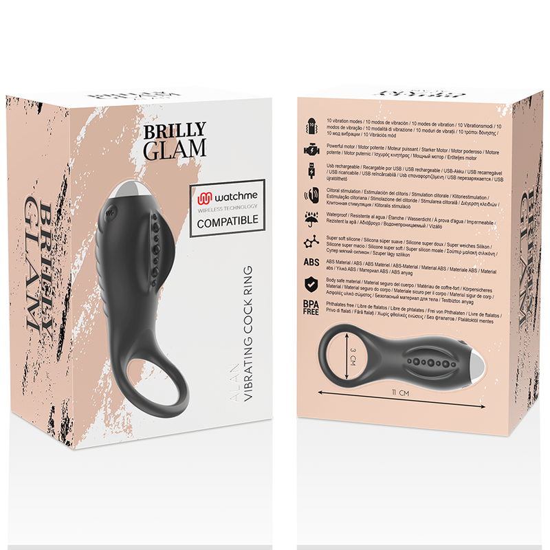 BRILLY GLAM - ALAN COCK RING WATCHME WIRELESS TECHNOLOGY KOMPATIBEL