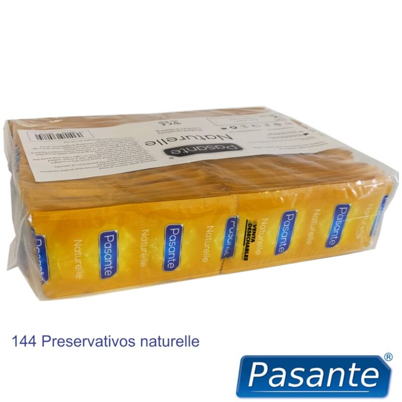 PASANTE - PRESERVATIVI NATURELLE BORSA 144 UNITÀ