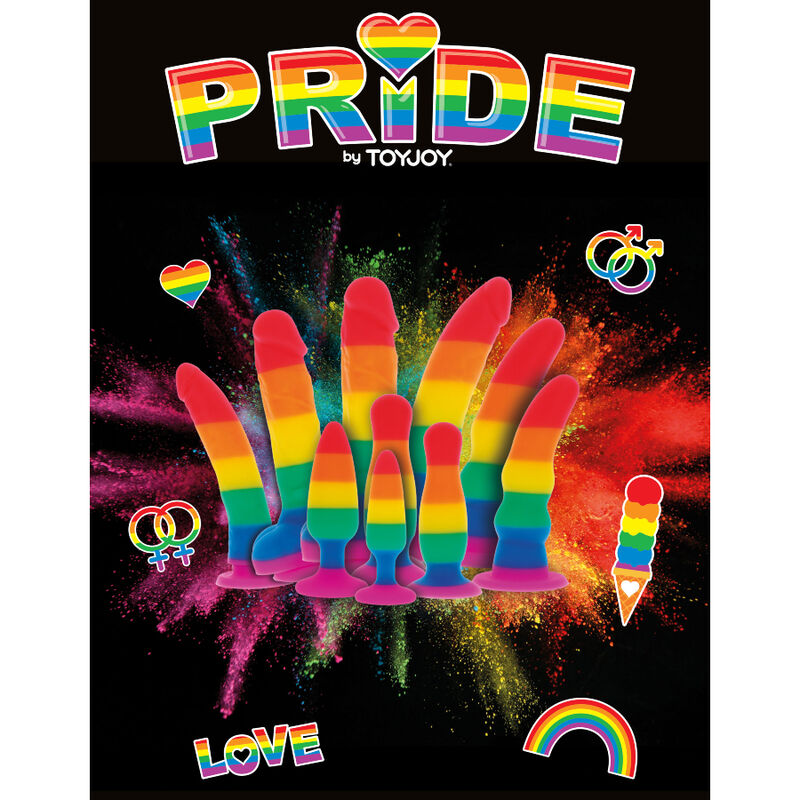 PRIDE - LGBT-FLAGGE DILDO 19 CM