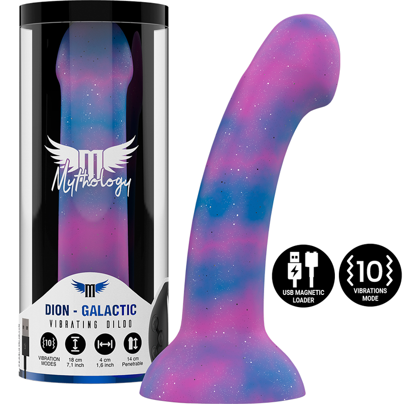 MITOLOGIA - DION GALACTIC DILDO M - VIBRATORE WATCHME COMPATIBILE CON LA TECNOLOGIA WIRELESS