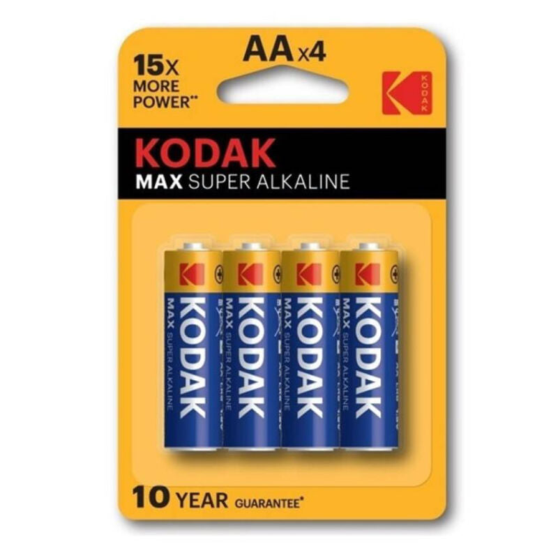 KODAK - MAX ALKALINE-BATTERIE AA LR6 BLISTER * 4