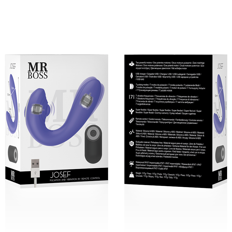 MR BOSS - JOSEF PULSATIONS- &amp; VIBRATIONSFERNBEDIENUNG FÜR PAARE