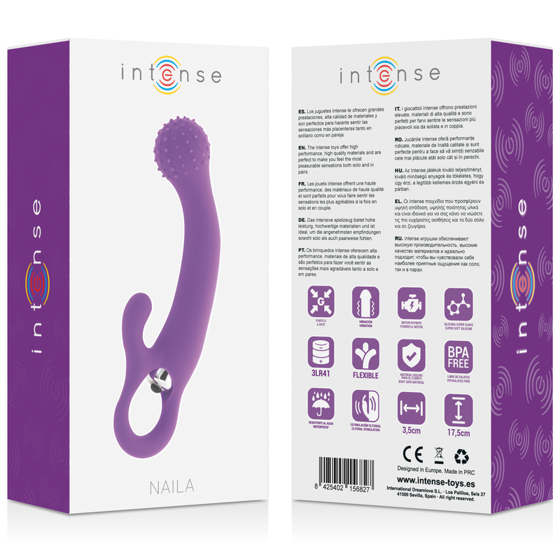 INTENSE - NAILA VIBRIERENDES SILIKON LILA