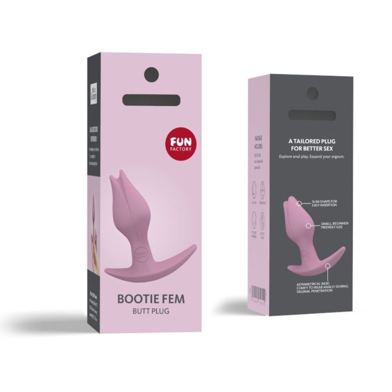 FUN FACTORY - BOOTIE FEM FEMMINA ANALE BUTT PLUG ROSE