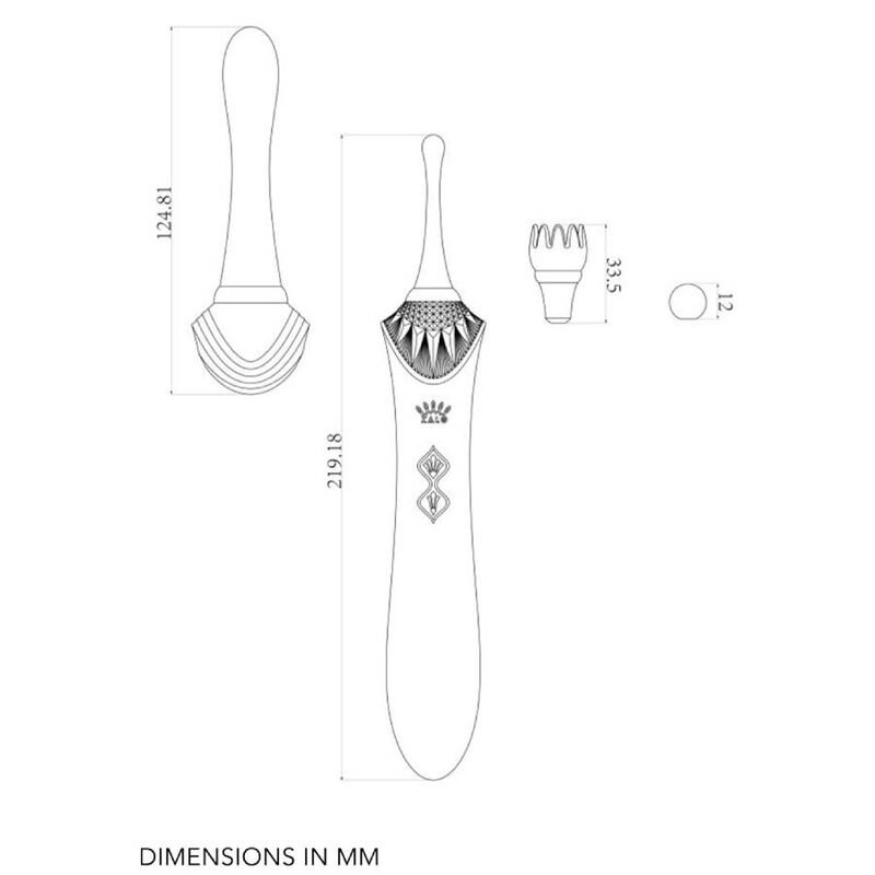 ZALO - BESS 2 KLITORALMASSAGER SCHWARZ