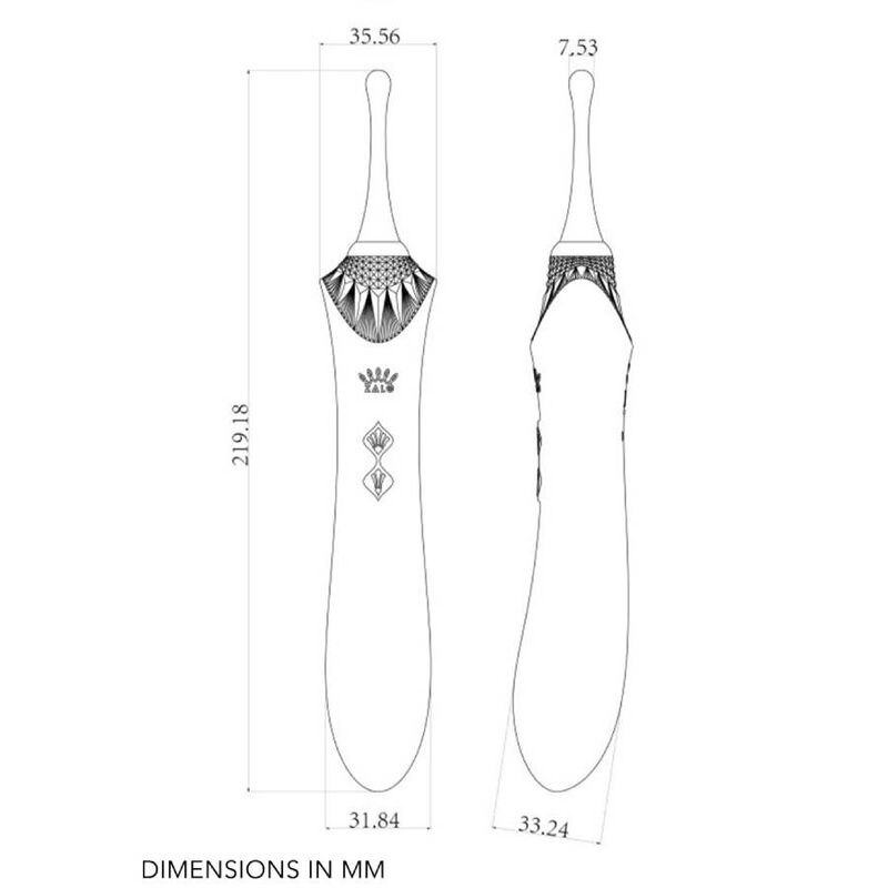 ZALO - BESS 2 KLITORALMASSAGER SCHWARZ