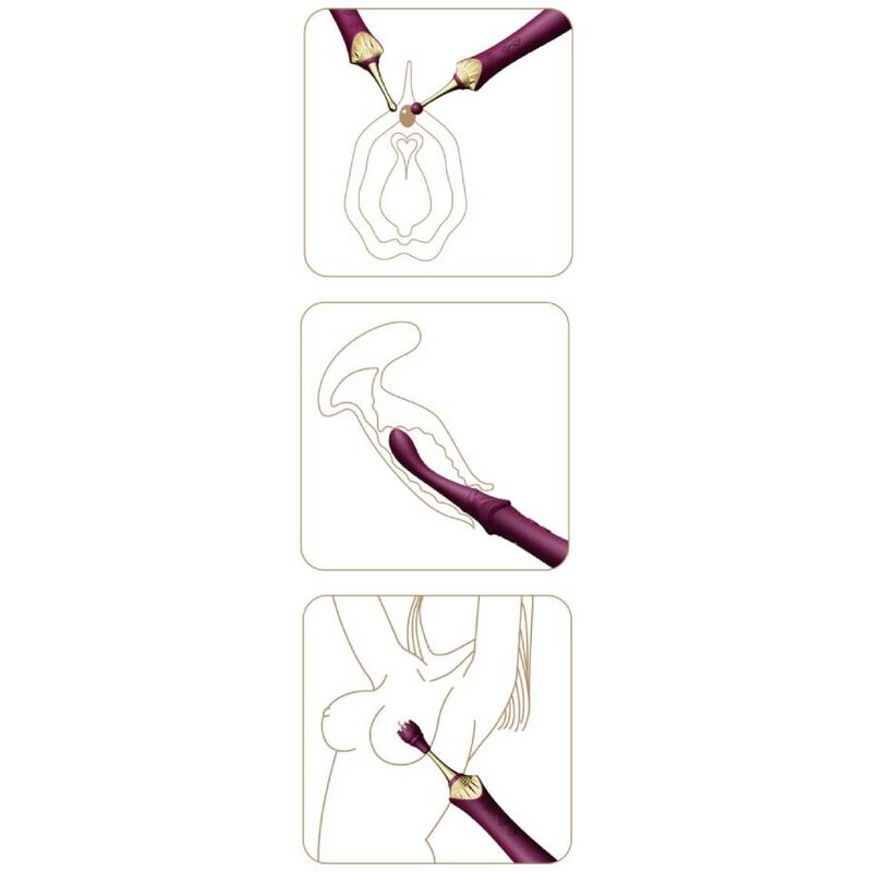 ZALO - BESS 2 KLITORALMASSAGER SCHWARZ