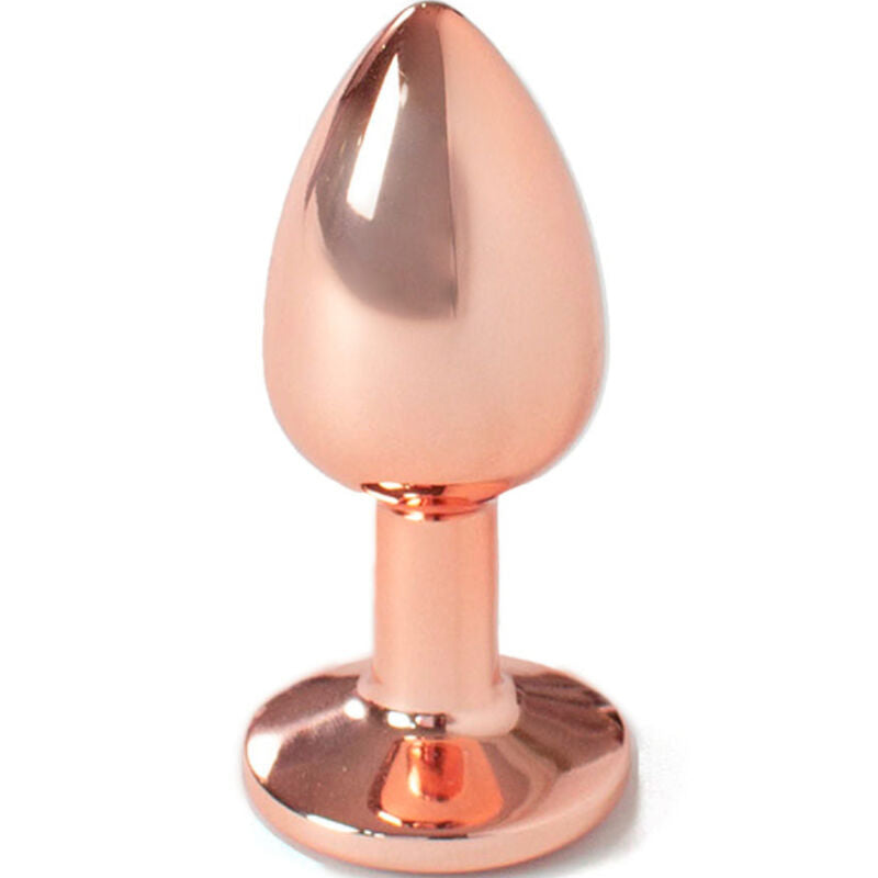 SECRETPLAY - PLUG ANALE IN METALLO ORO ROSA PICCOLO 7 CM