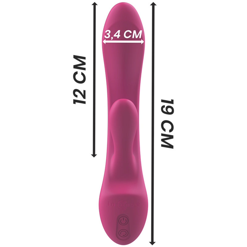 INTENSE - LUIGI RABBIT VIBRATOR ROSA FLÜSSIGSILIKON