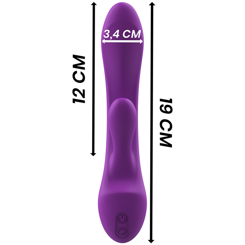 INTENSE - LUIGI RABBIT VIBRATOR FLÜSSIGSILIKON LILA