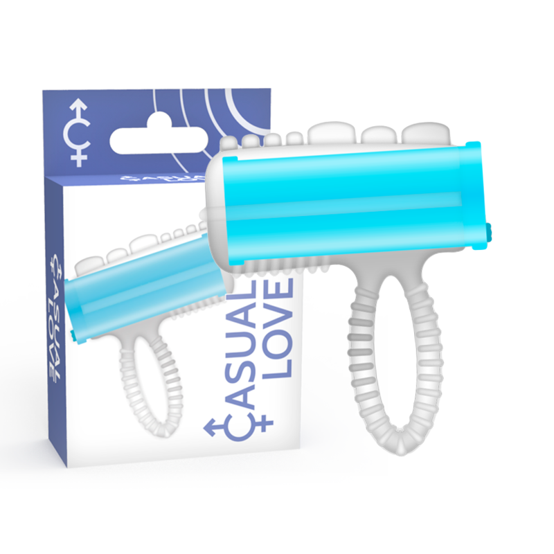 CASUAL LOVE - ANELLO LINGUALE VIBRANTE BLU