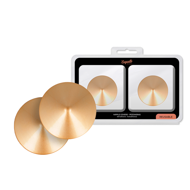 COQUETTE CHIC DESIRE - BRUSTWARZENABDECKUNGEN GOLDENE KREISE