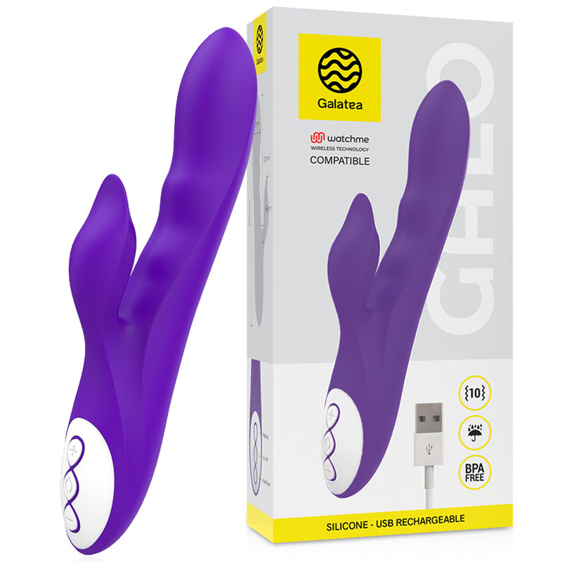 GALATEA - VIBRATORE GALO LILLA COMPATIBILE CON LA TECNOLOGIA WIRELESS WATCHME