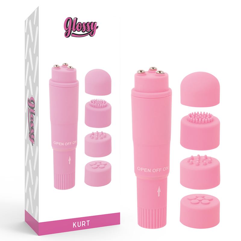 GLOSSY - KURT TASCHENMASSAGEGERÄT ROSA