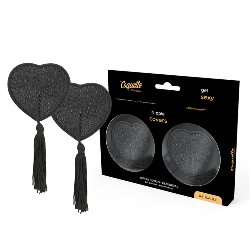 COQUETTE CHIC DESIRE - BRUSTWARZENABDECKUNGEN SCHWARZ