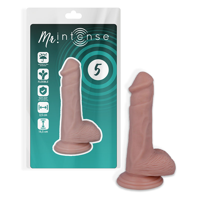 MR INTENSE - 5 CAZZI REALISTICI 16,5 CM -O- 3,5 CM