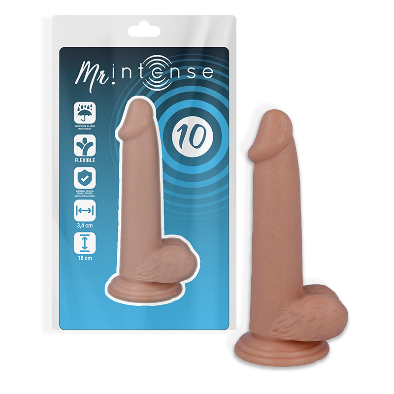 MR INTENSE - 10 CAZZI REALISTICI 18 CM -O- 3,4 CM