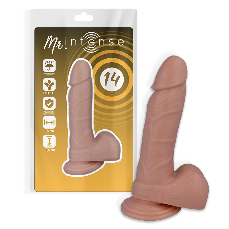 MR INTENSE - 14 CAZZI REALISTICI 18,5 CM -O- 3,8 CM