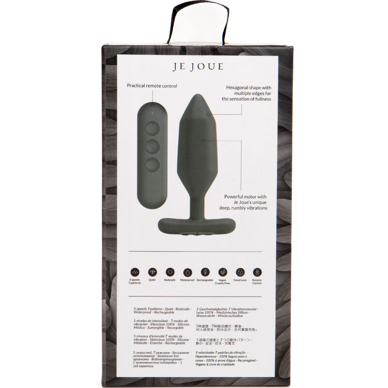JE JOUE - VIBRATORE ANALE ONYX NERO