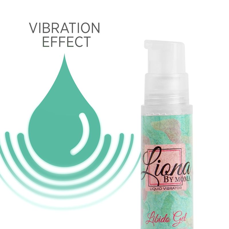 LIONA BY MOMA - LIBIDO-GEL MIT FLÜSSIGEM VIBRATOR 6 ML