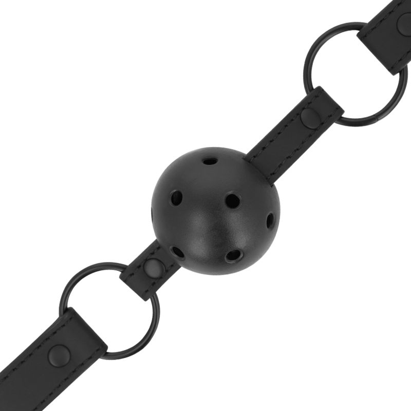 INTENSE - FETISCH-BALLKNEBEL AUS VEGANEM LEDER