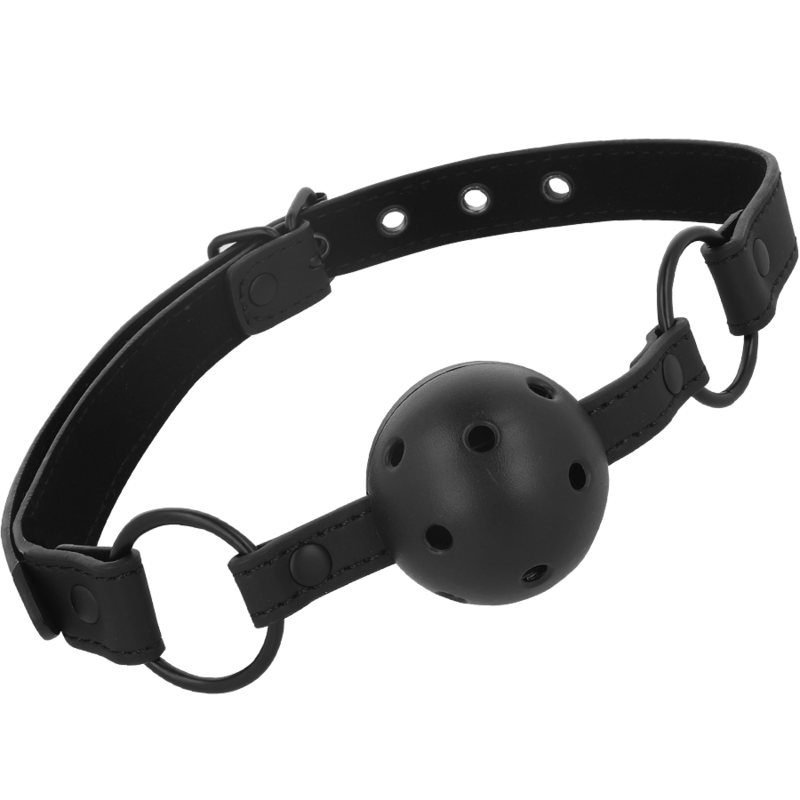 INTENSE - FETISCH-BALLKNEBEL AUS VEGANEM LEDER