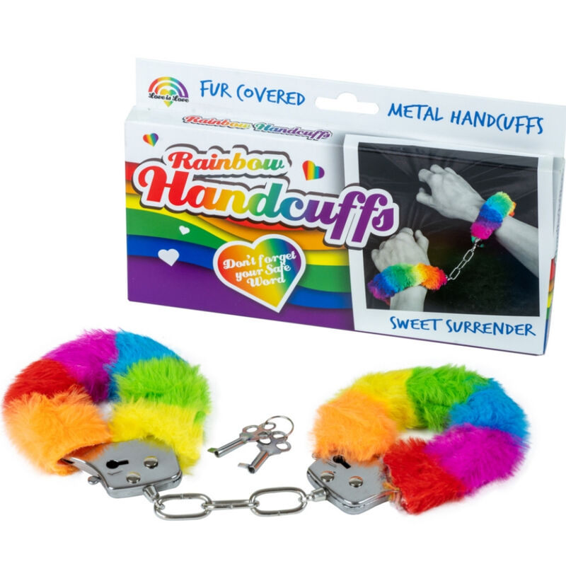 SPENCER &amp; FLEETWOOD - MANETTE IN METALLO CON BORDI ARCOBALENO