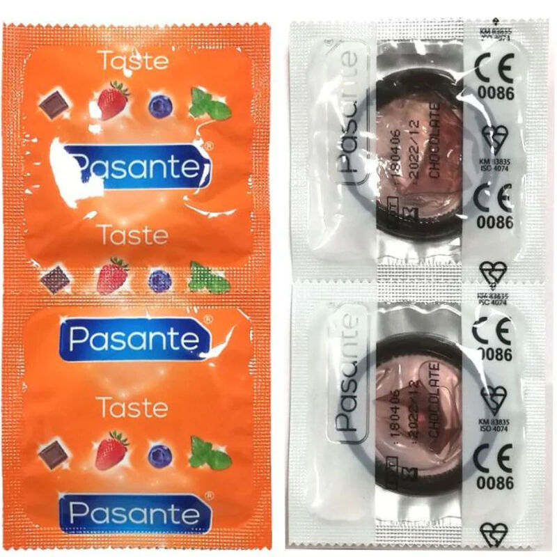 PASANTE - PRESERVATIVI GUSTO CIOCCOLATO TENTAZIONE BAG 144 UNITÀ