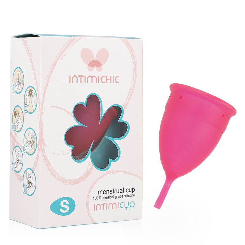 INTIMICHIC - MENSTRUATIONSTASSE AUS MEDIZINISCHEM SILIKON - GRÖSSE S
