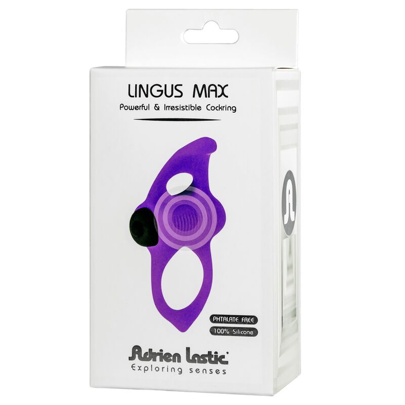 ADRIEN LASTIC - ANELLO VIBRATORE VIOLA LINGUS MAX