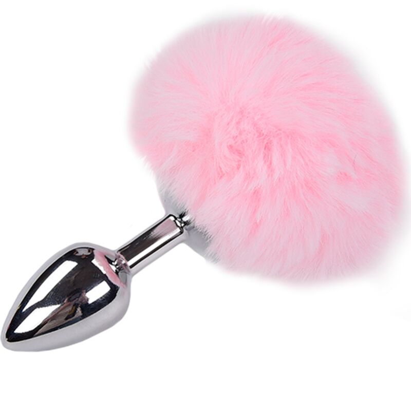 ALIVE - PLUG ANALE PER IL PIACERE IN METALLO LISCIO ROSA SOFFICE TAGLIA S